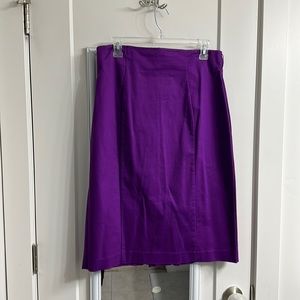 Size 12 Purple Pencil Skirt